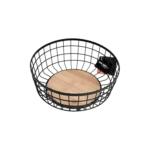 Dosthoff-Black-Iron-Grid-Fruit-Basket-with-Bamboo-Base2 Dosthoff black iron grid fruit basket with bamboo base2