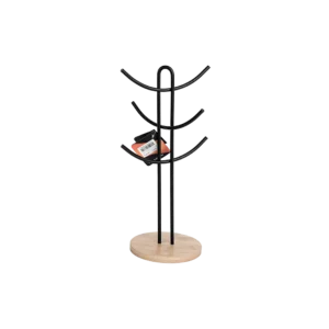 Dosthoff iron grid mug with bamboo base
