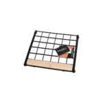 Dosthoff iron grid trivet with bamboo