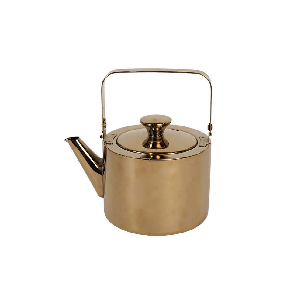 Gold small tea pot
