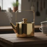 Gold small tea pot1