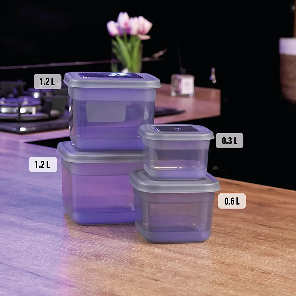 Grey 30pcs storage boxes set with grey lid3