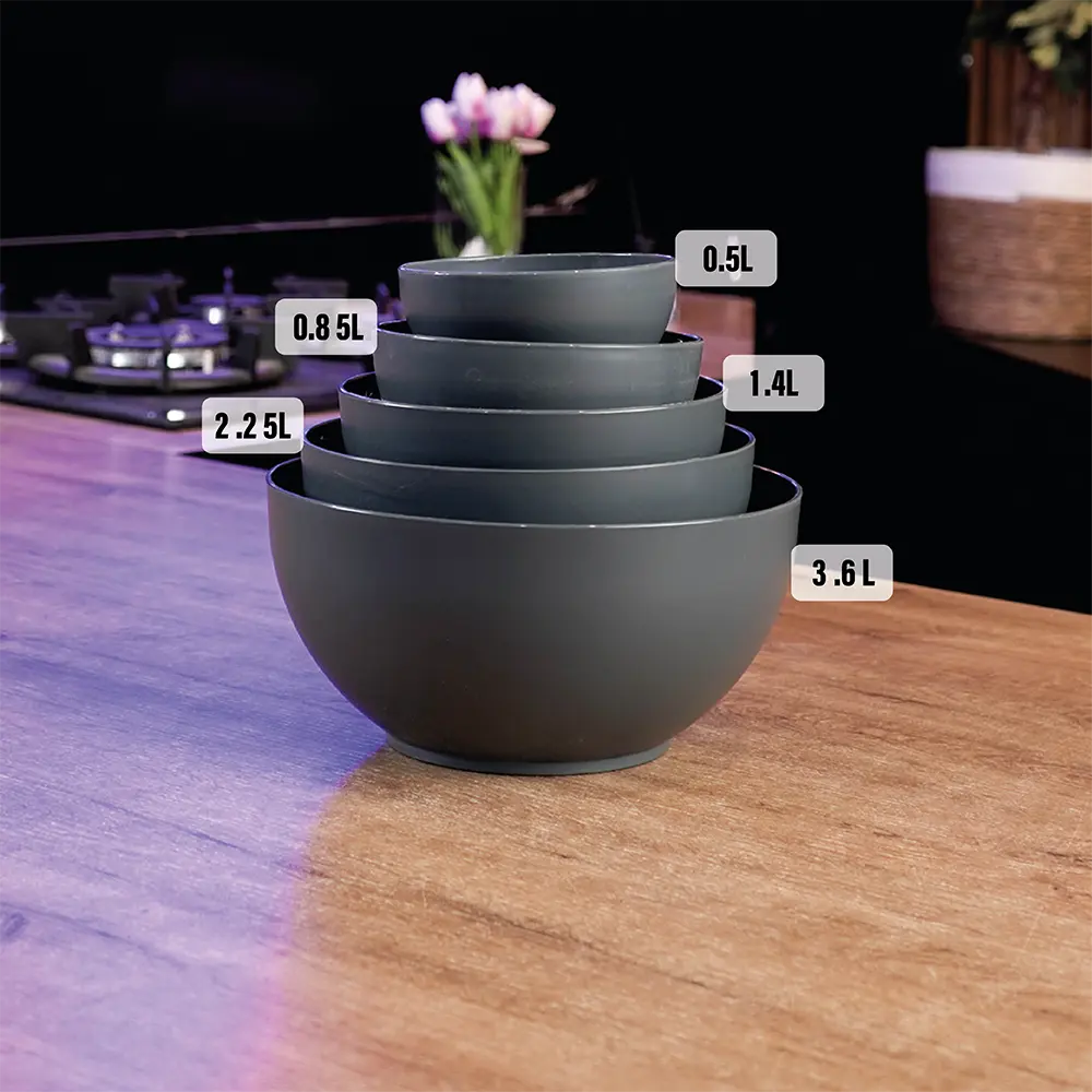 Grey 30pcs storage boxes set with grey lid6