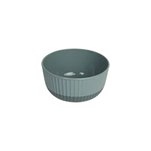 Hobbylife 0.5l ribbed design blue bowl