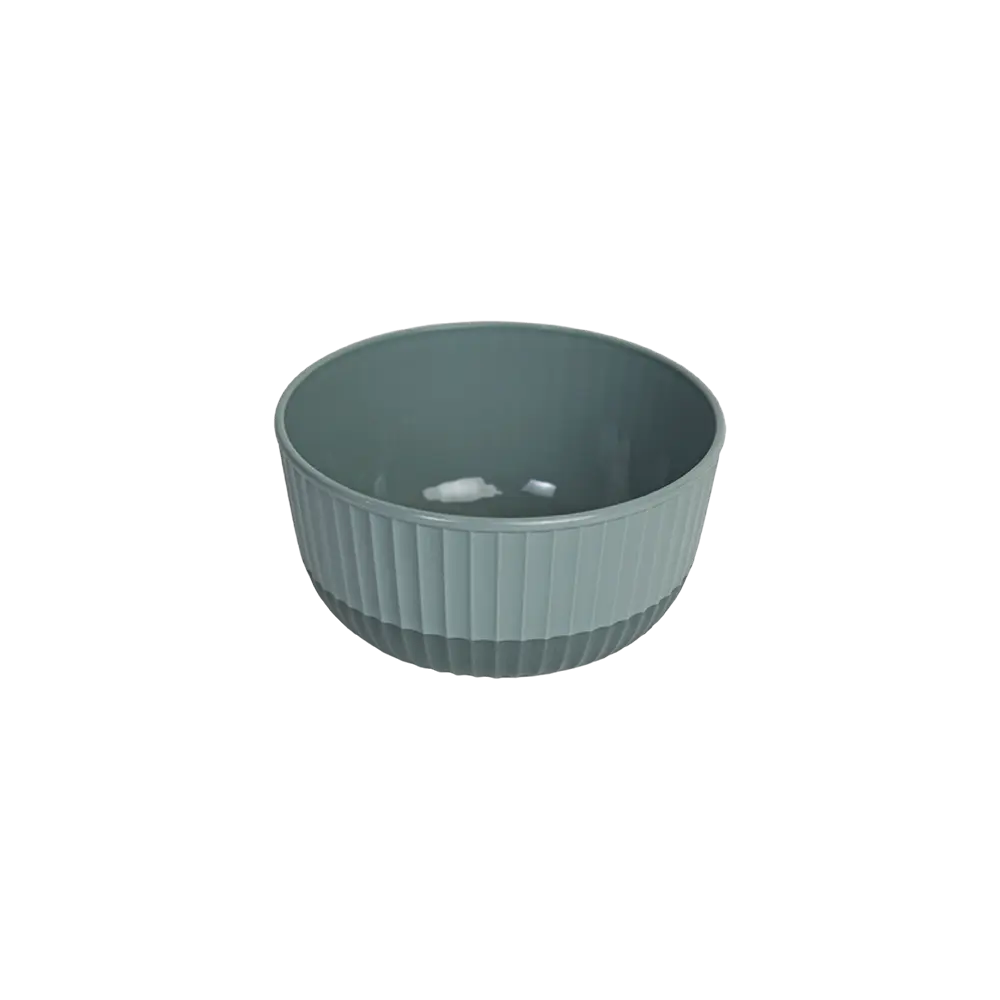Hobbylife 0.5l ribbed design blue bowl