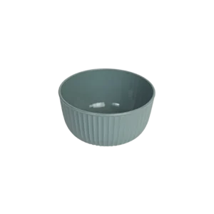 Hobbylife 0.5l ribbed design grey bowl with lid1