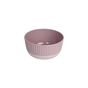 Hobbylife 0.5l ribbed design pink bowl