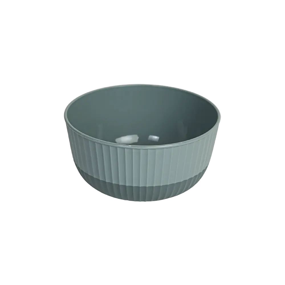 Hobbylife 1.3l ribbed design blue bowl
