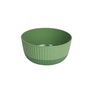 Hobbylife 1.3l ribbed design green bowl