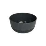 Hobbylife 2.6l ribbed design black bowl