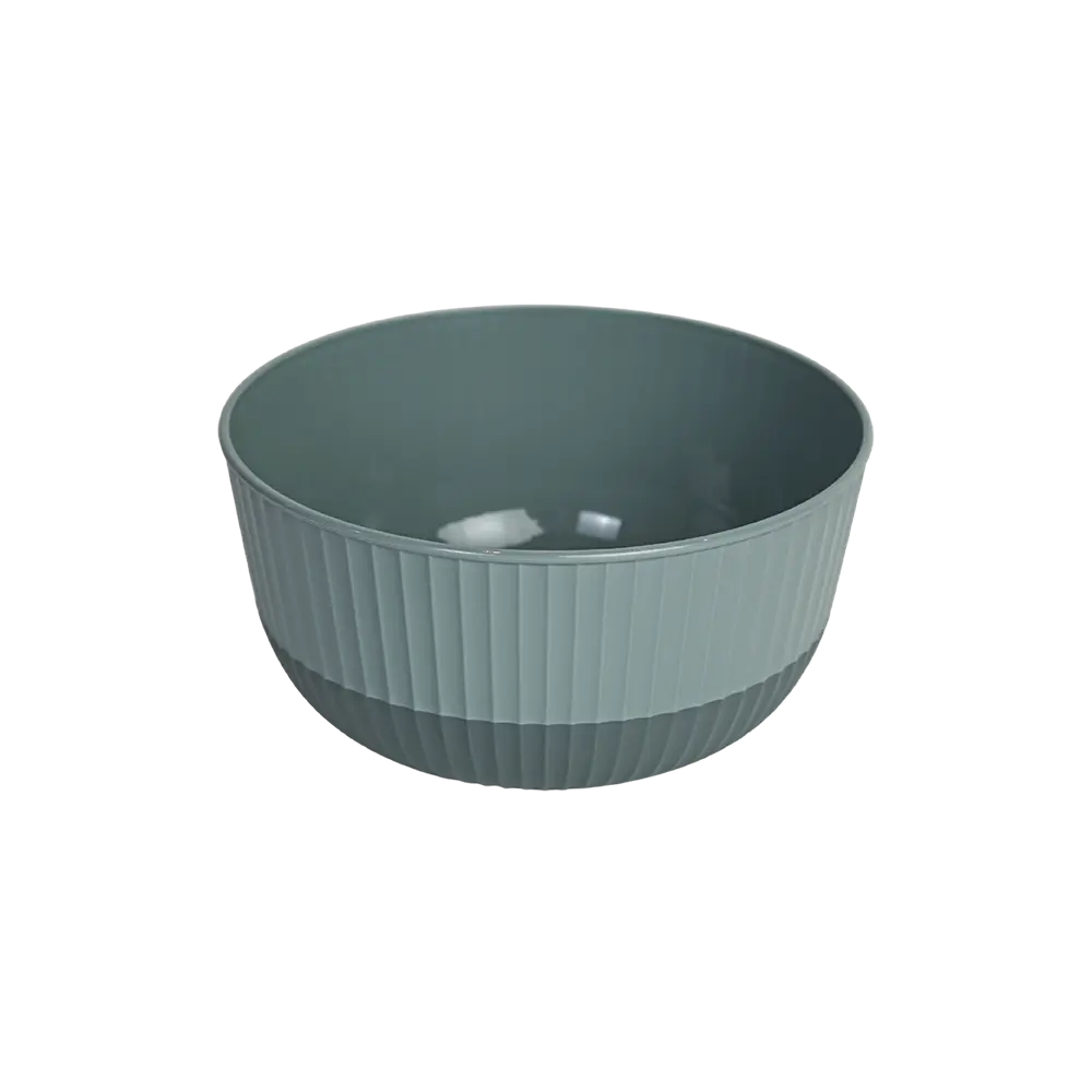 Hobbylife 2.6l ribbed design blue bowl