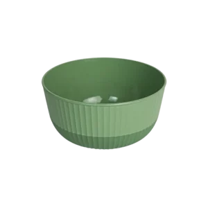 Hobbylife 2.6l ribbed design green bowl