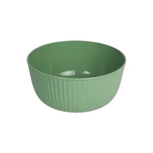 Hobbylife 4.2l ribbed design green bowl with lid1