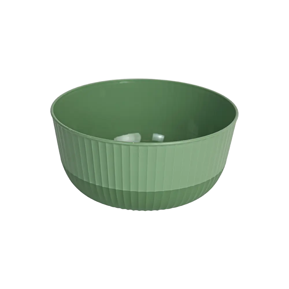 Hobbylife 4.2l ribbed design green bowl