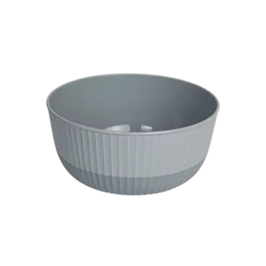 Hobbylife 4.2l ribbed design grey bowl