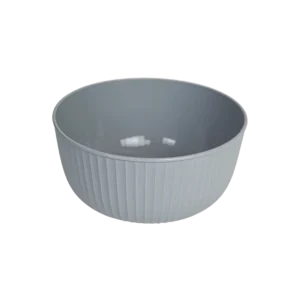 Hobbylife 4.2l ribbed design grey bowl with lid1