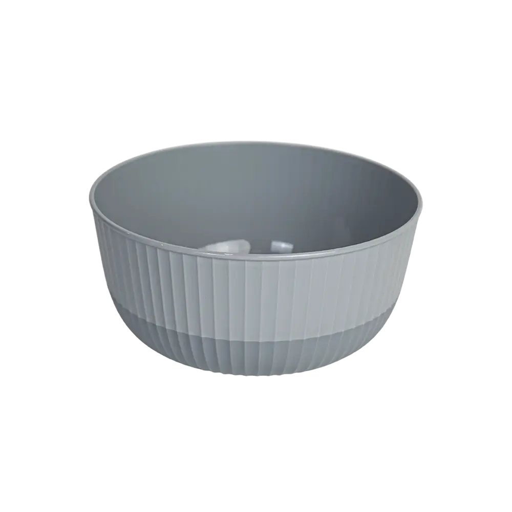 Hobbylife 4.2l ribbed design grey bowl