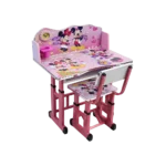 Kids adjustable mickey & minnie mouse design table and chair set