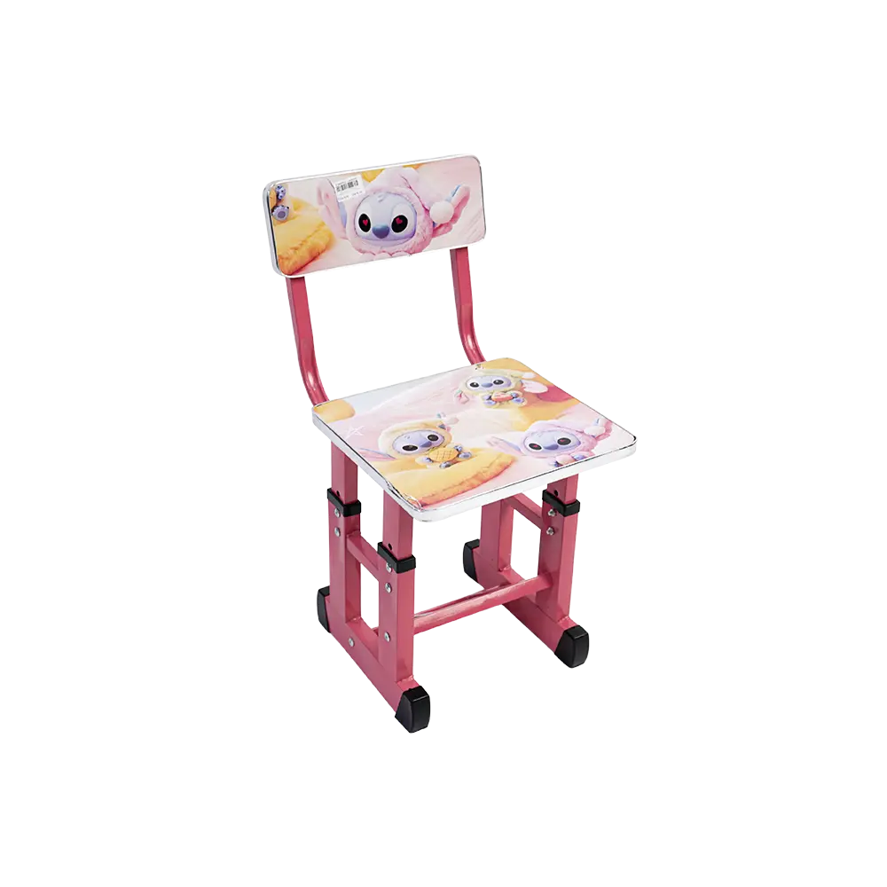 Kids-Adjustable-Stitch-Design-Pink-Table-and-Chair-Set2 Kids adjustable stitch design pink table and chair set2