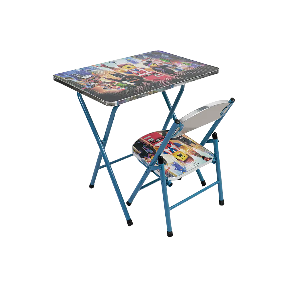 Kids-Folding-Ninjago-Design-Blue-Table-and-Chair-Set Kids folding ninjago design blue table and chair set