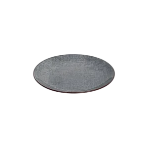 La table elegante porcelain 19.5cm grey flat plate