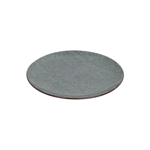 La table elegante porcelain 27cm grey flat plate