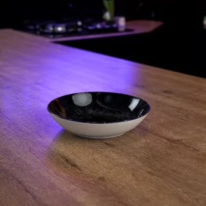 La table elegante porcelain 4.5x20cm black deep plate1