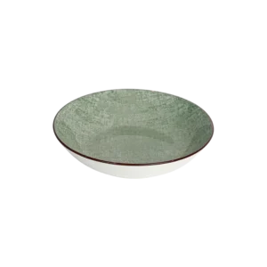 La table elegante porcelain 4.5x20cm green deep plate