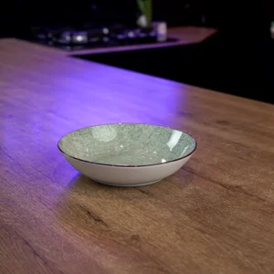 La table elegante porcelain 4.5x20cm green deep plate1