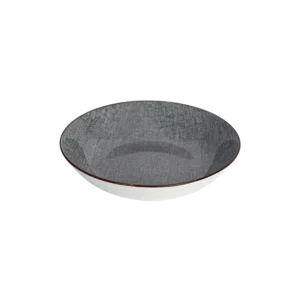 La table elegante porcelain 4.5x20cm grey deep plate