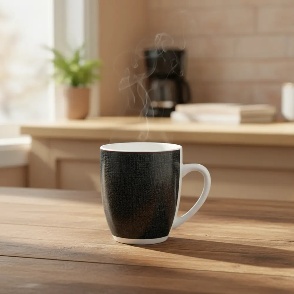 La table elegante porcelain black & white mug2