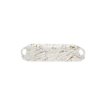 Melamine-33x27cm-Marbled-Design-Gold-&-White-Tray Melamine 33x27cm marbled design gold & white tray