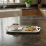 Melamine-33x27cm-Marbled-Design-Gold-&-White-Tray1 Melamine 33x27cm marbled design gold & white tray1