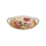Melamine-44.5x32.5cm-Bicycle-Design-Oval-Tray2 Melamine 44.5x32.5cm bicycle design oval tray2