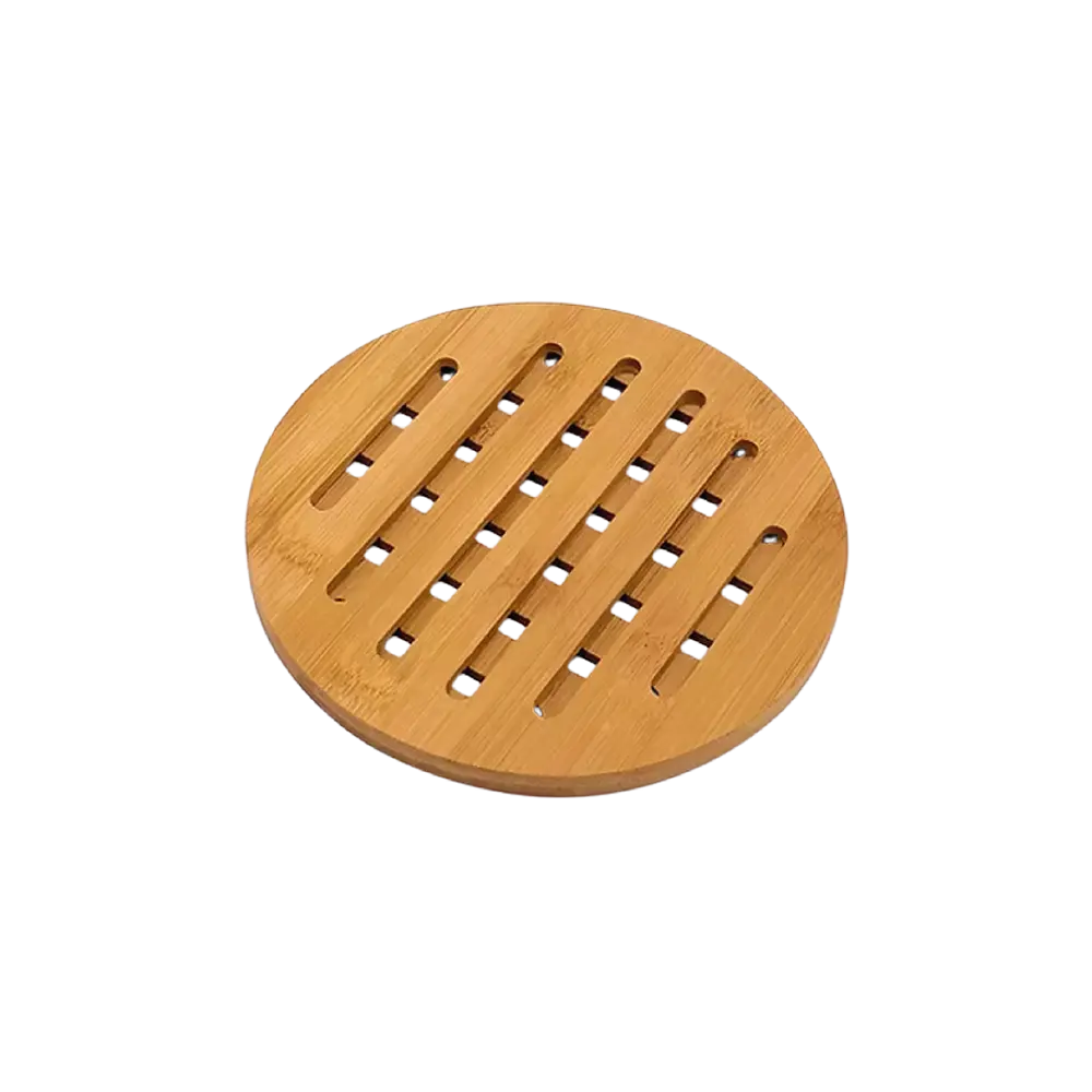 Momaz-17.5x1cm-Round-Bamboo-Trivet Momaz 17.5x1cm round bamboo trivet