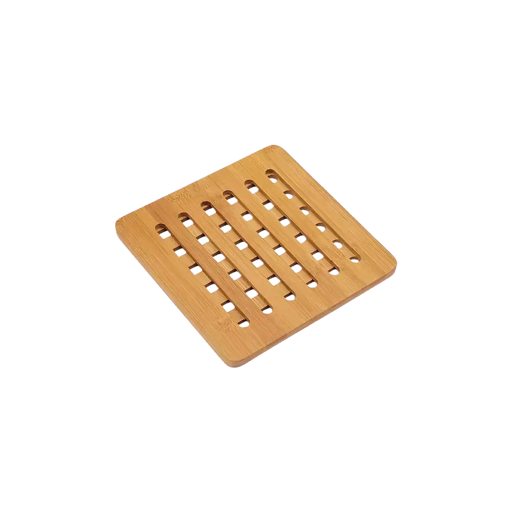 Momaz 18x18cm squared bamboo trivet