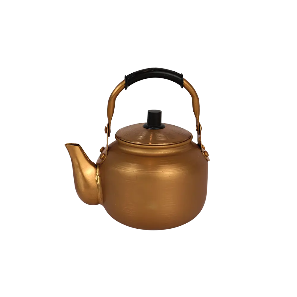 Momaz 1l aluminum gold tea pot