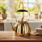 Momaz 1l stainless steel gold tea pot1