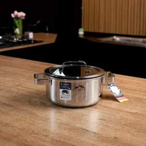 Momaz 20cm stick resistant cooking pot with glass lid1