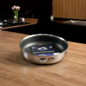 Momaz 28cm stick resistant round pan1