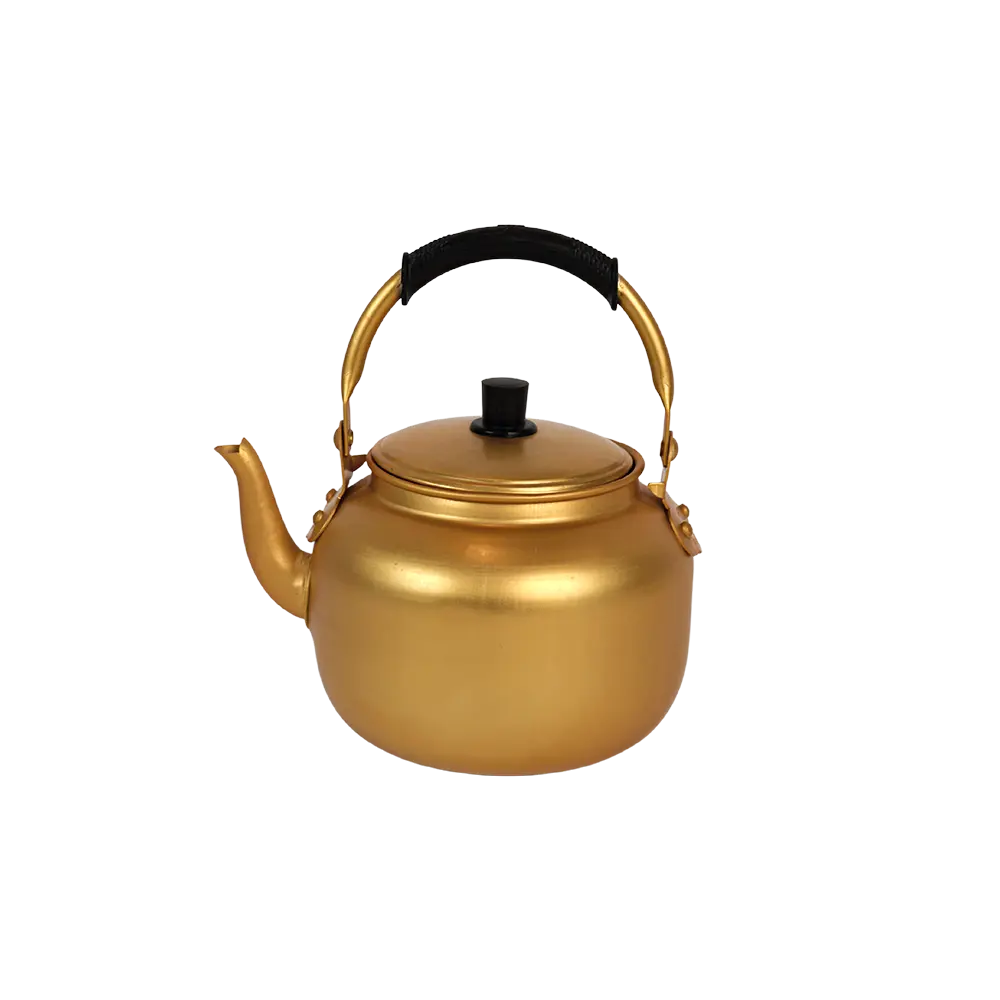 Momaz 2l aluminum gold tea pot