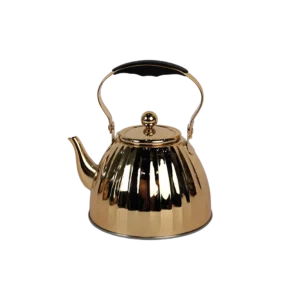 Momaz 2l stainless steel gold tea pot
