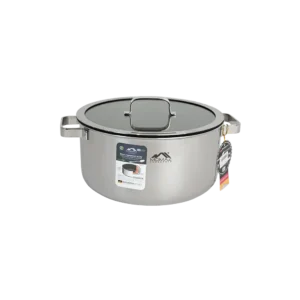Momaz 30cm stick resistant cooking pot with glass lid
