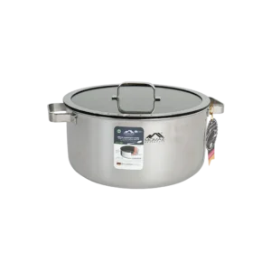 Momaz 32cm stick resistant cooking pot with glass lid