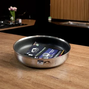 Momaz 32cm stick resistant round pan1