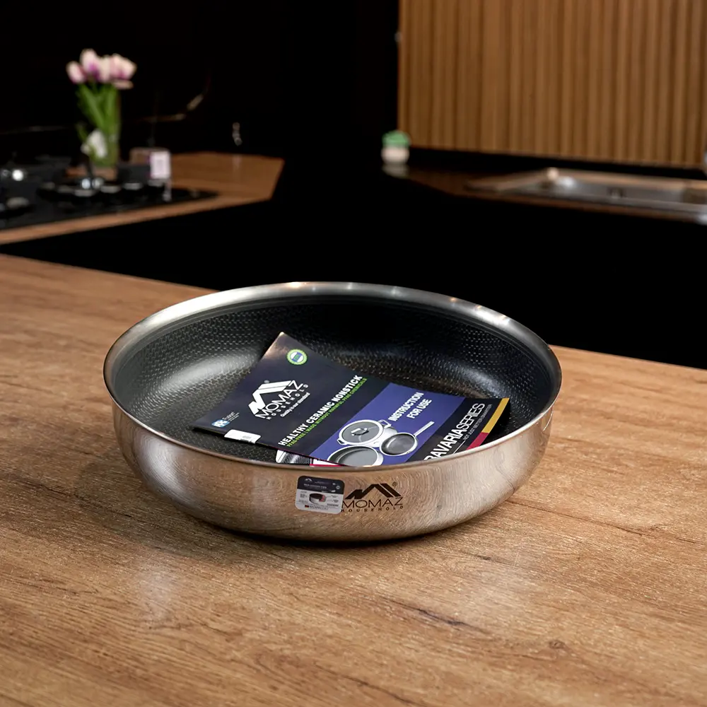 Momaz 32cm stick resistant round pan1