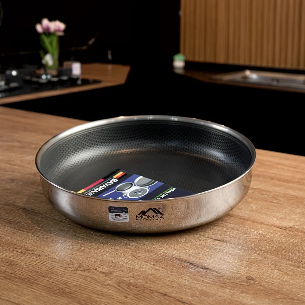 Momaz 34cm stick resistant round pan1