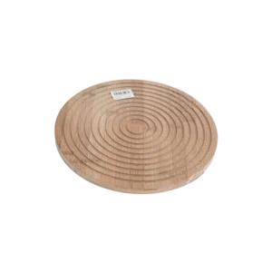 Momaz round bamboo trivet