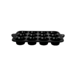 Momaz silicone cupcake black mold