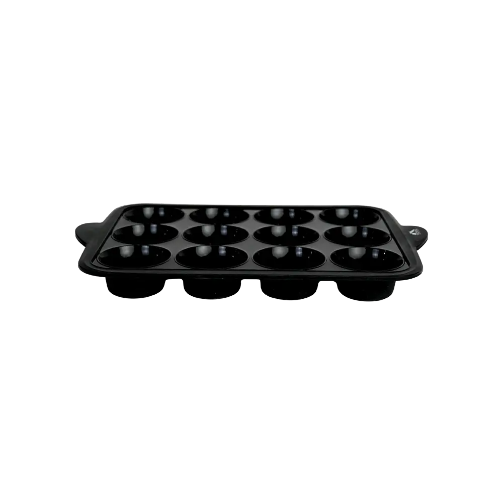 Momaz silicone cupcake black mold
